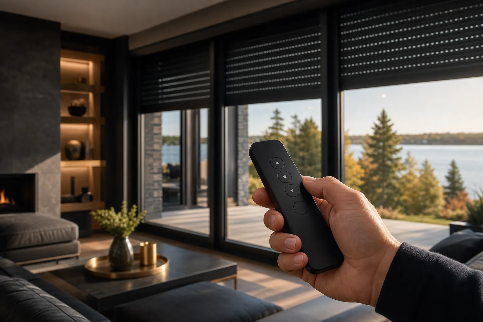 Motorized Shutters & Controls