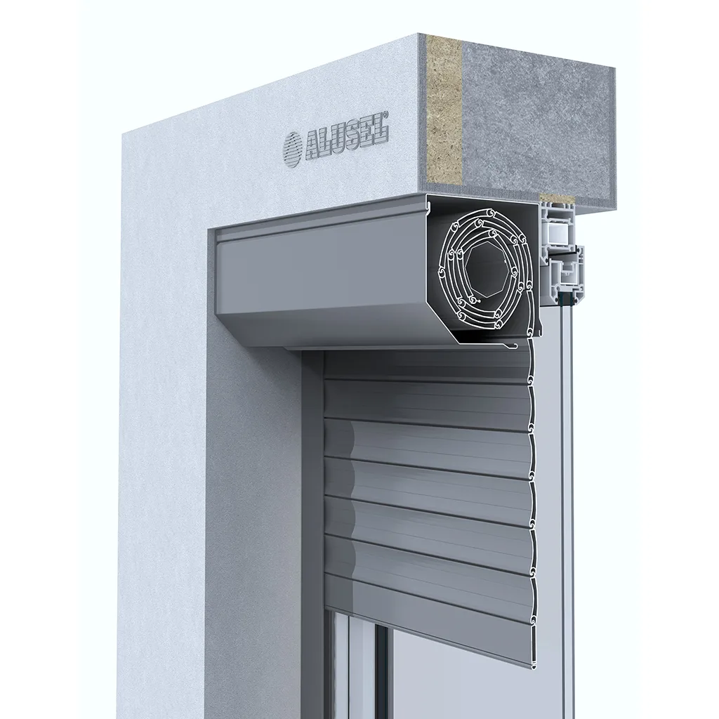 Security roller shutter boxed technical system reference