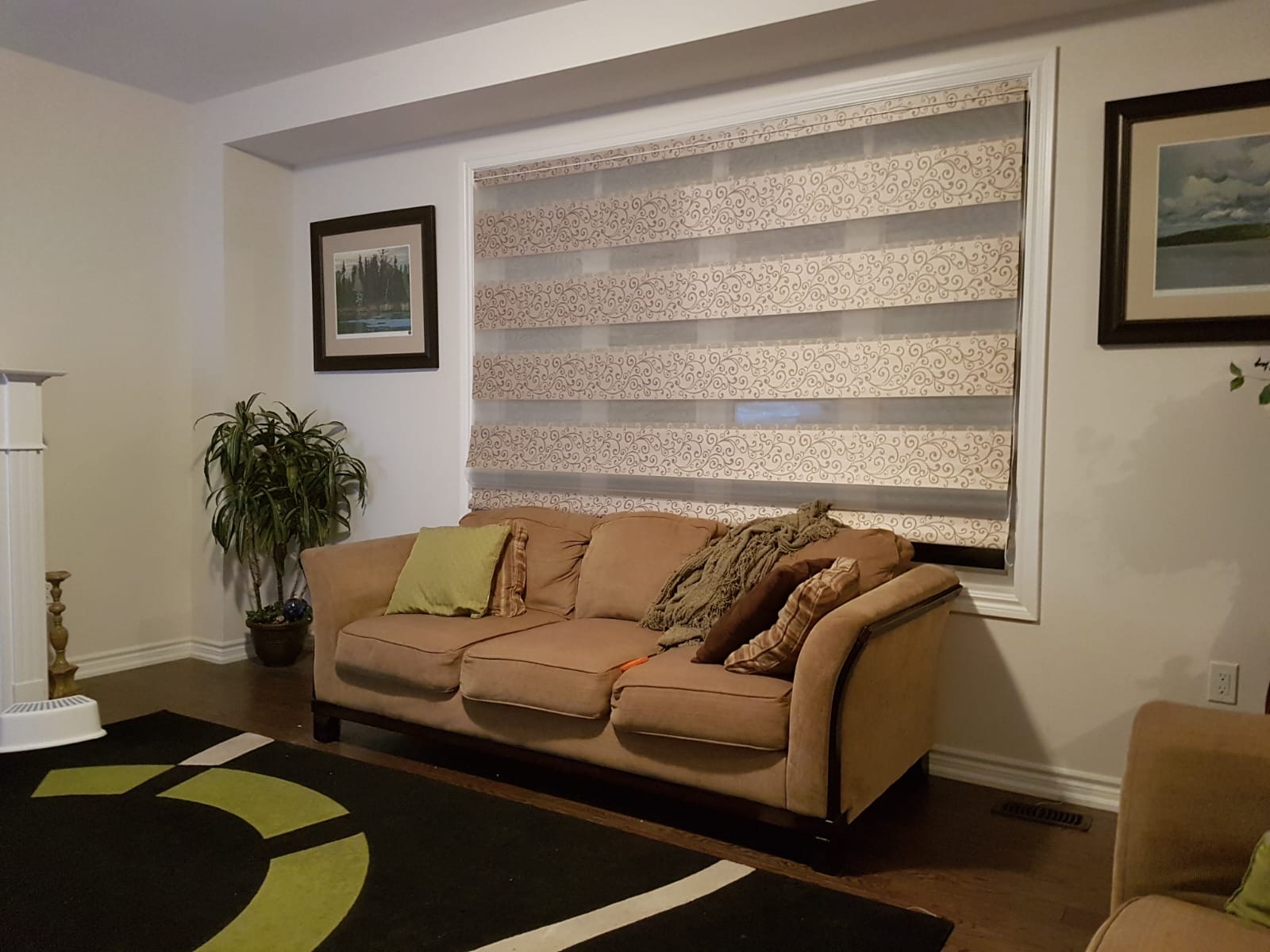 Interior blinds and window shading installation from the North Shutters portfolio, view 008
