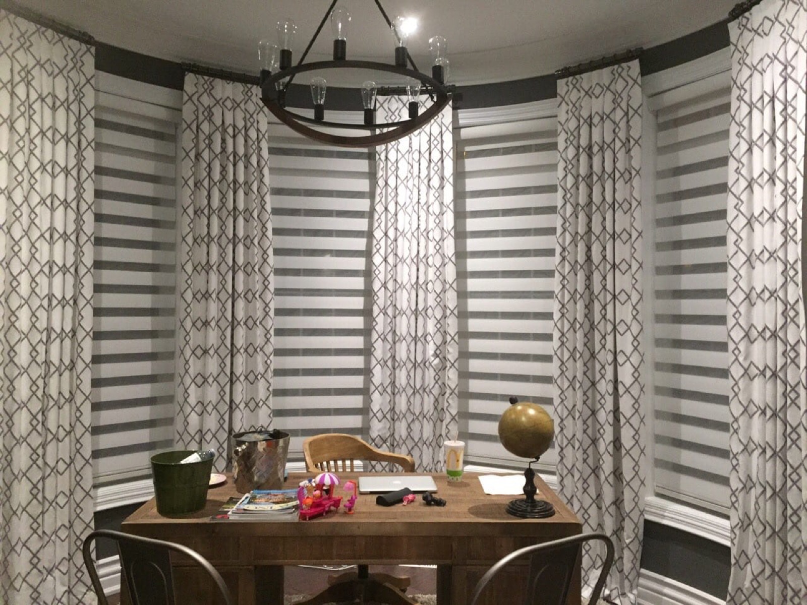 Interior blinds and window shading installation from the North Shutters portfolio, view 032