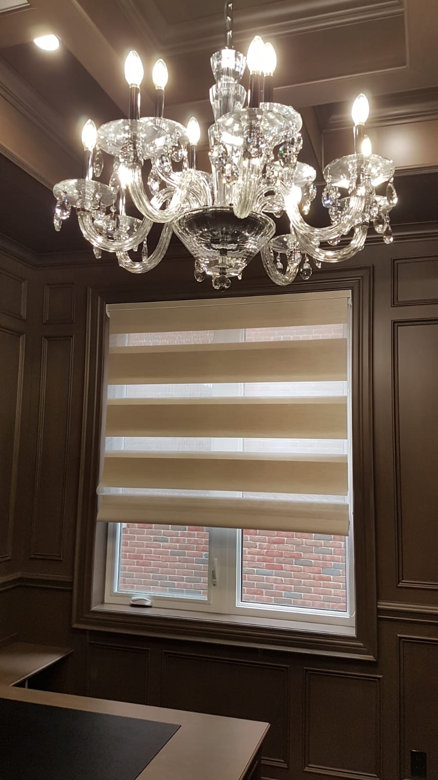 Interior blinds and window shading installation from the North Shutters portfolio, view 051