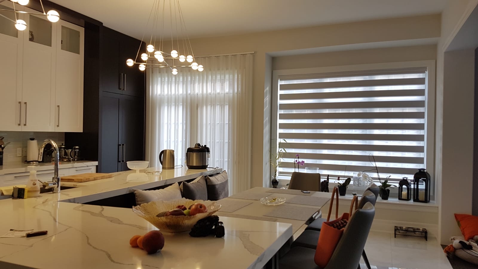 Interior blinds and window shading installation from the North Shutters portfolio, view 059